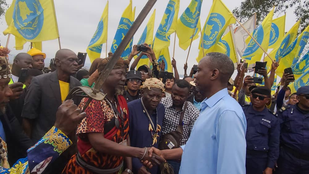 Rassemblement populaire de l'ACF sur le terrain