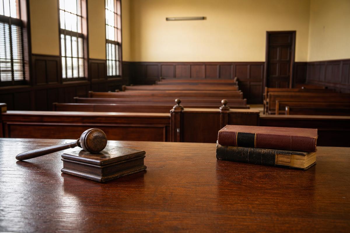 Salle d'audience, justice et État de droit en RDC