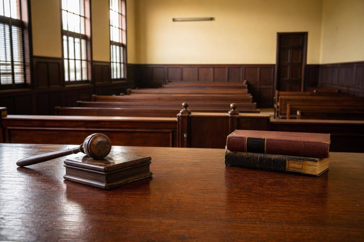 Salle d'audience, justice et État de droit en RDC